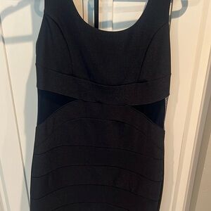 Ruby Rox mesh side cut out dress